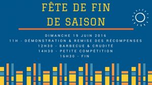 Fête fin de saison